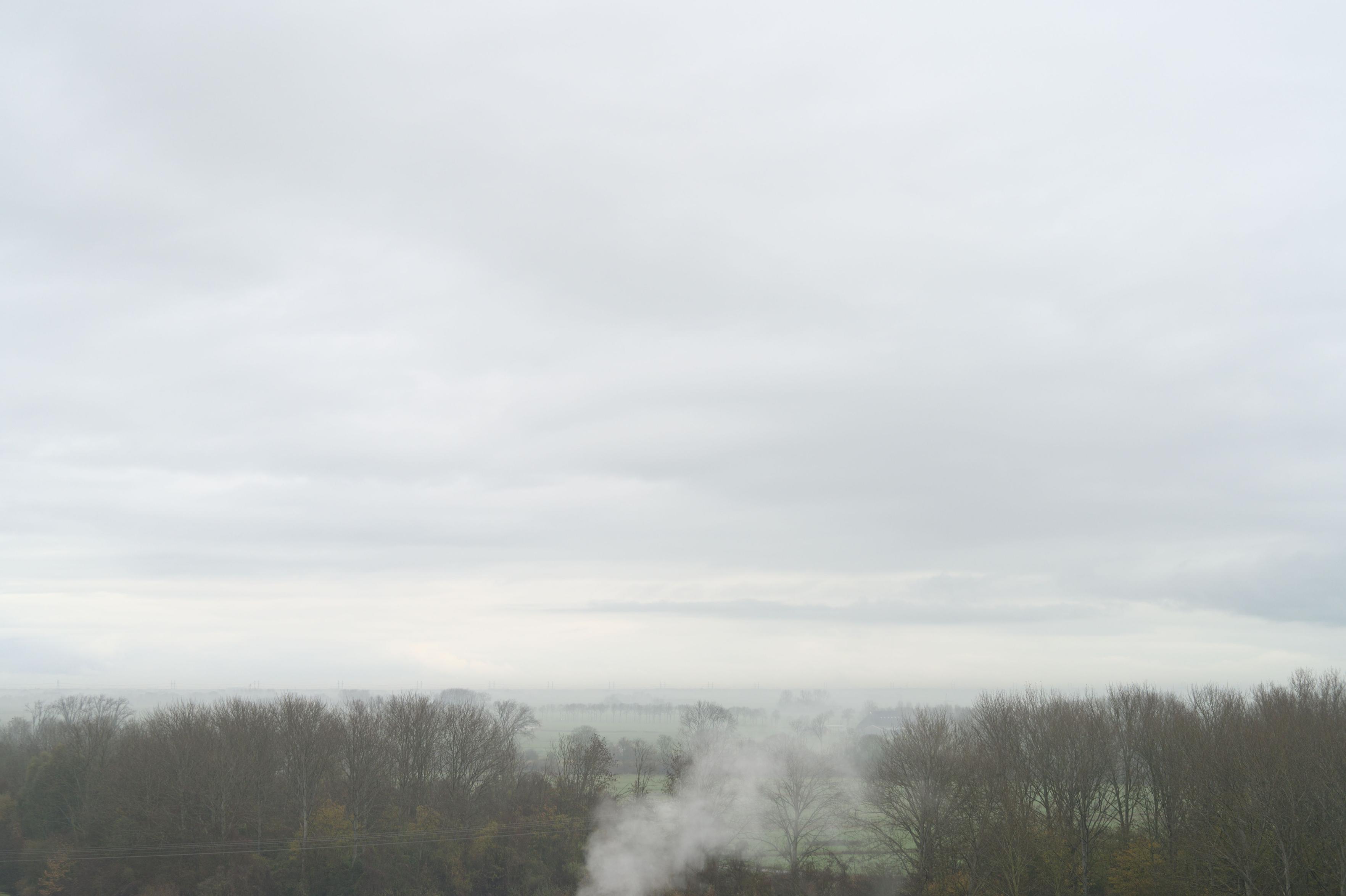 Fog over the North–Groningen landscape.