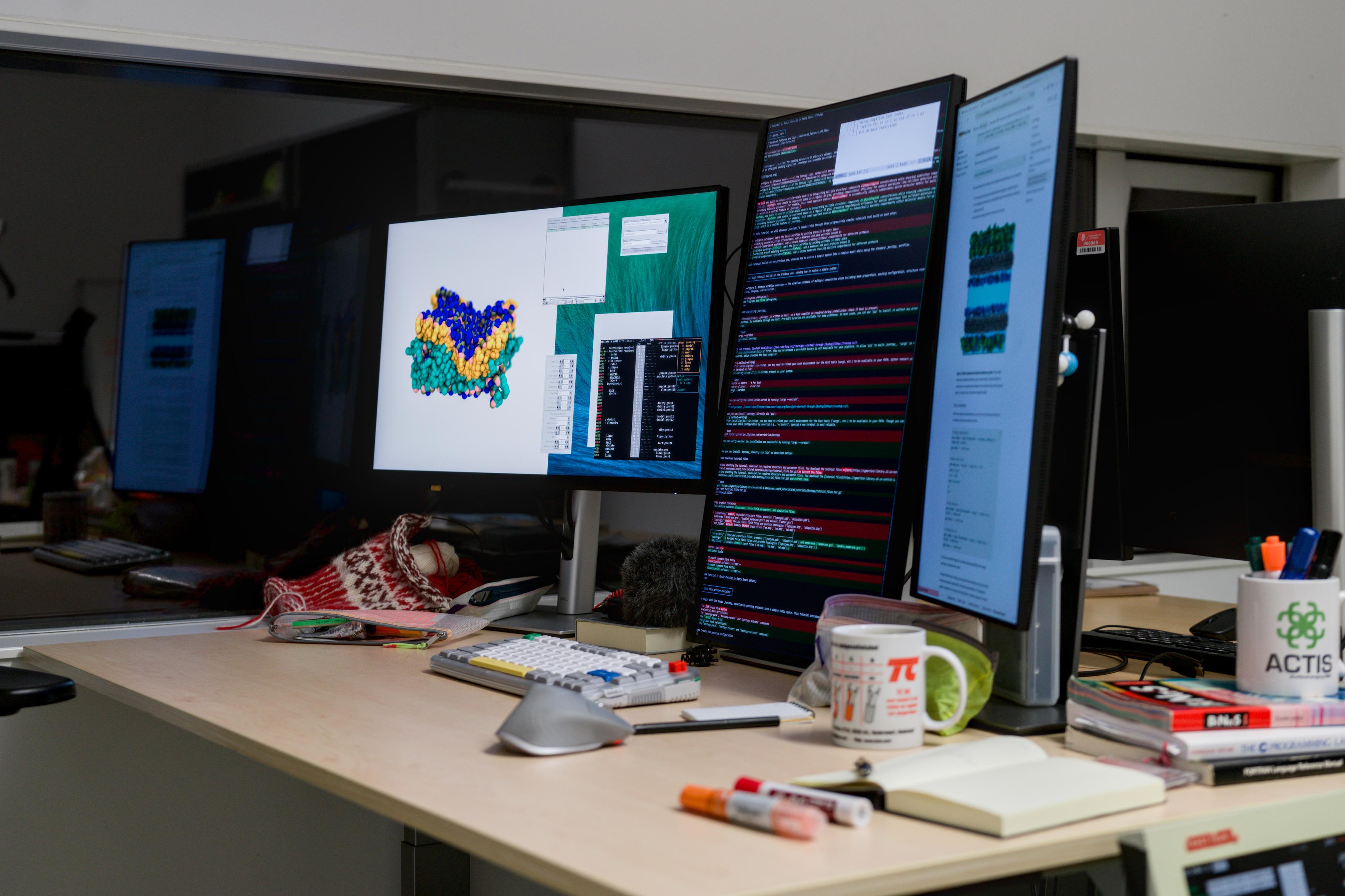 Another view of my desk.