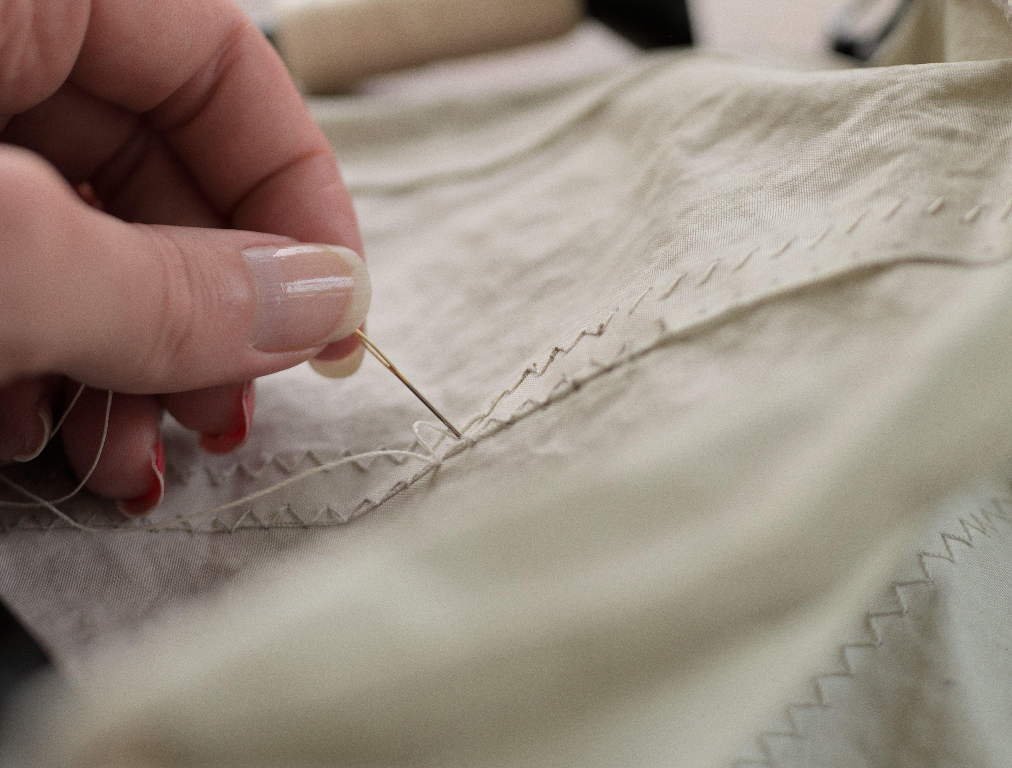 Backstitching.